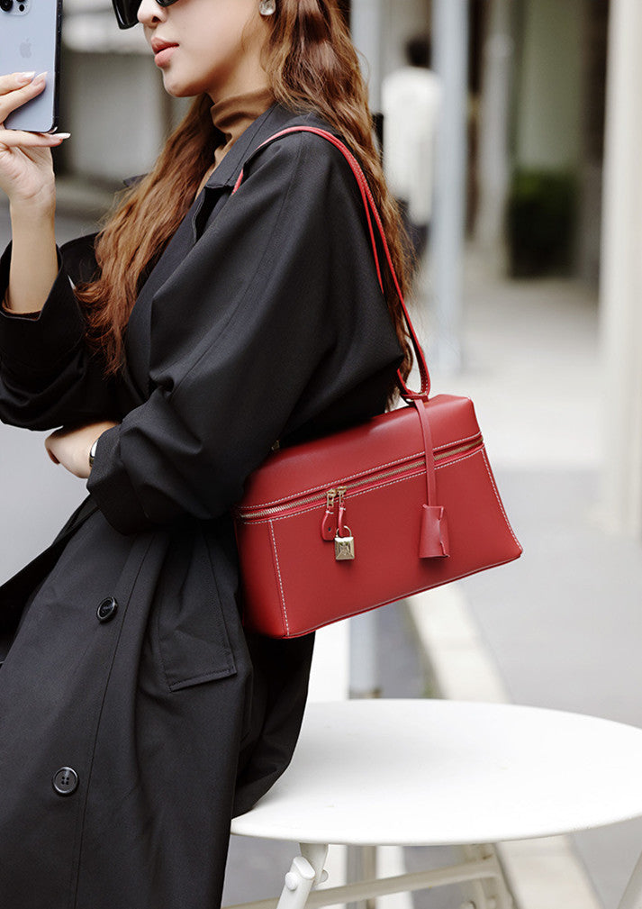 Structured Mini Box Bag for Women - Stylish Crossbody Handbag for Everyday Use, Work, and Travel