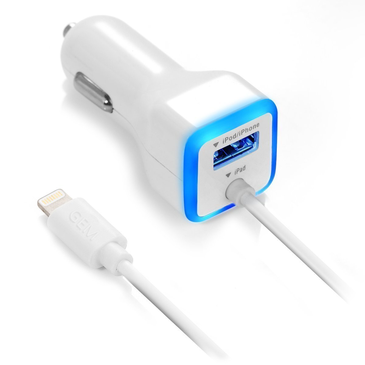 Apple MFI Certified iPhone Car Charger - Fast Charging Dual Port (USB-C & USB-A) Compatible with iPhone 16/15/14/13/12/11/X/XR/XS/Pro/8 Plus & All iPad Models - Perfect for Road Trips & Daily Commutes