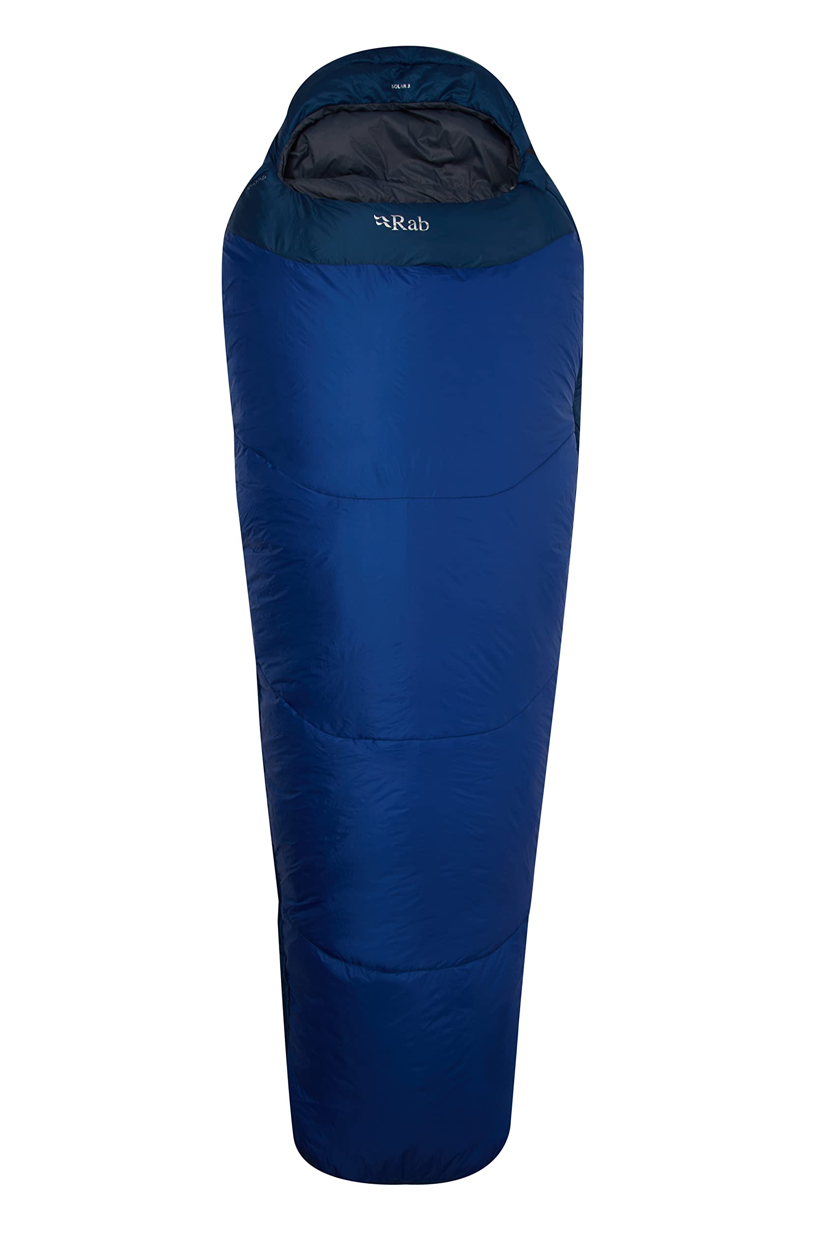 Rab Solar Synthetic Insulated Sleeping Bag - Lightweight 4-Season Camping Gear for Hiking, Backpacking & Outdoor Adventures | Perfect for Cold Weather Camping & Mountaineering