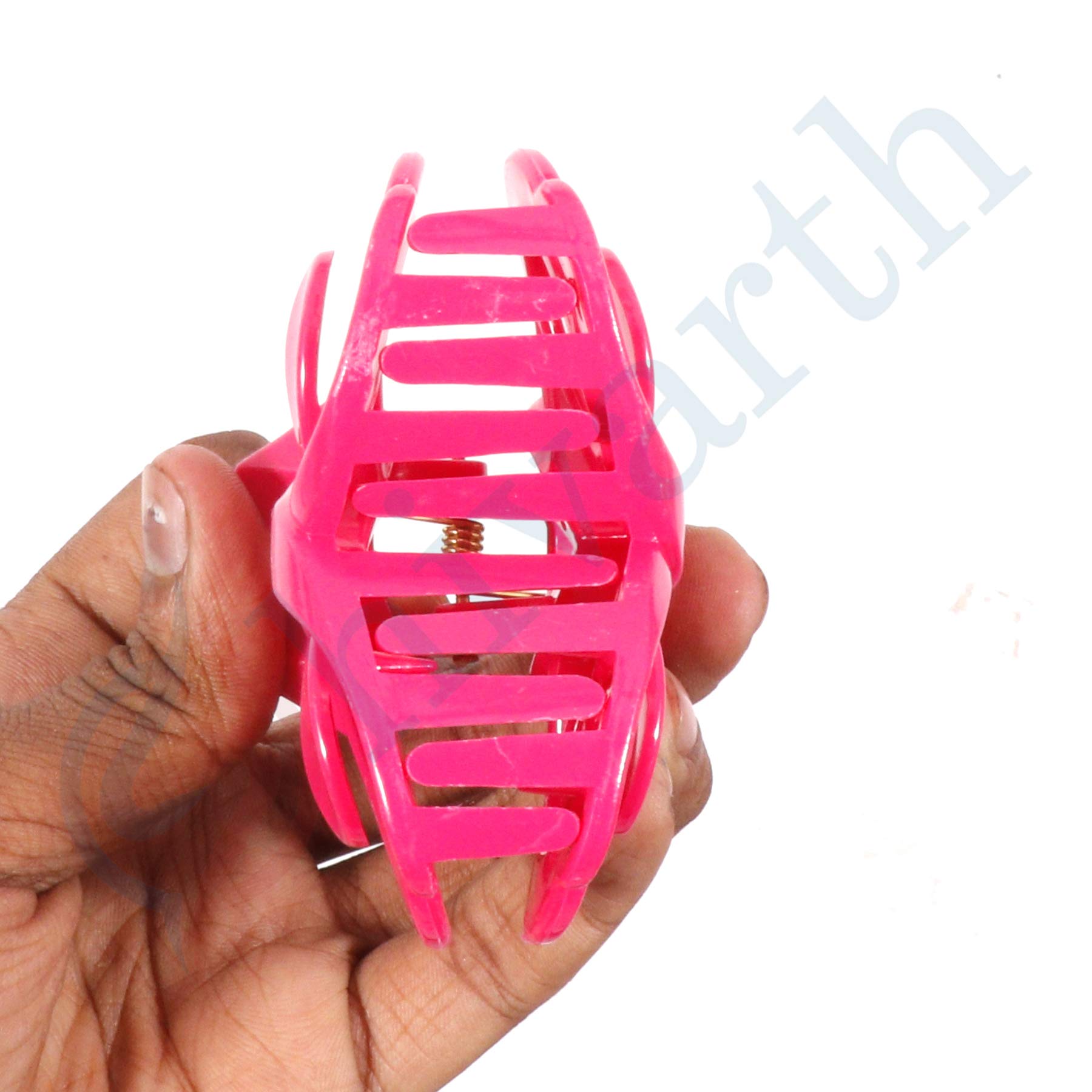 Shivarth Multi-Color Plastic Hair Clips for Girls & Women - 12 Piece Set | Hair Accessories for School, Parties & Everyday Styling