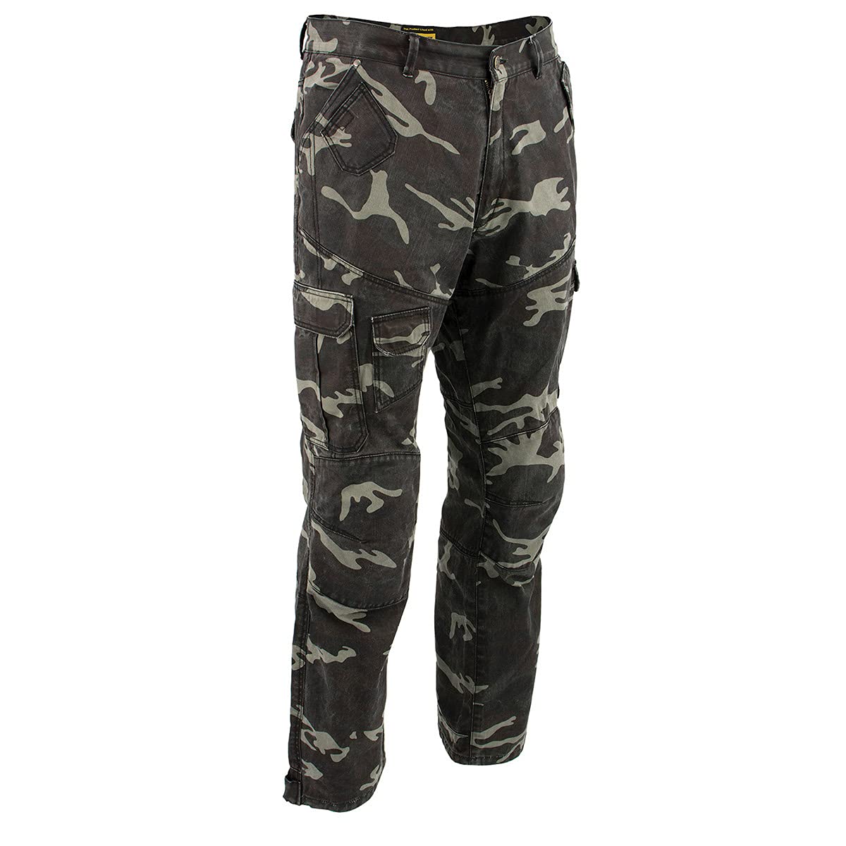 Milwaukee Leather Men's Armored Camo Motorcycle Riding Jeans with Aramid Fibers - MPM5592-44 - Durable Protective Gear for Street & Off-Road Biking