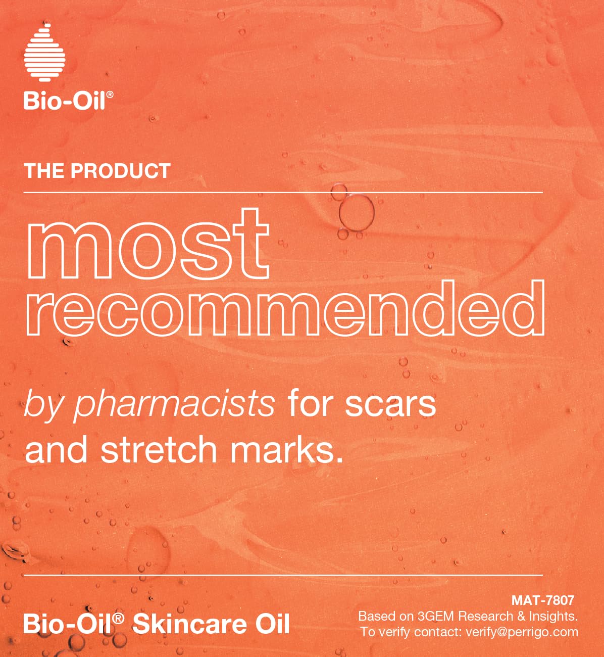 Bio-Oil Skincare Oil for Scars & Stretch Marks - Hydrating Treatment for Uneven Skin Tone - 200ml - Perfect for Post-Surgery, Pregnancy & Daily Skin Care
