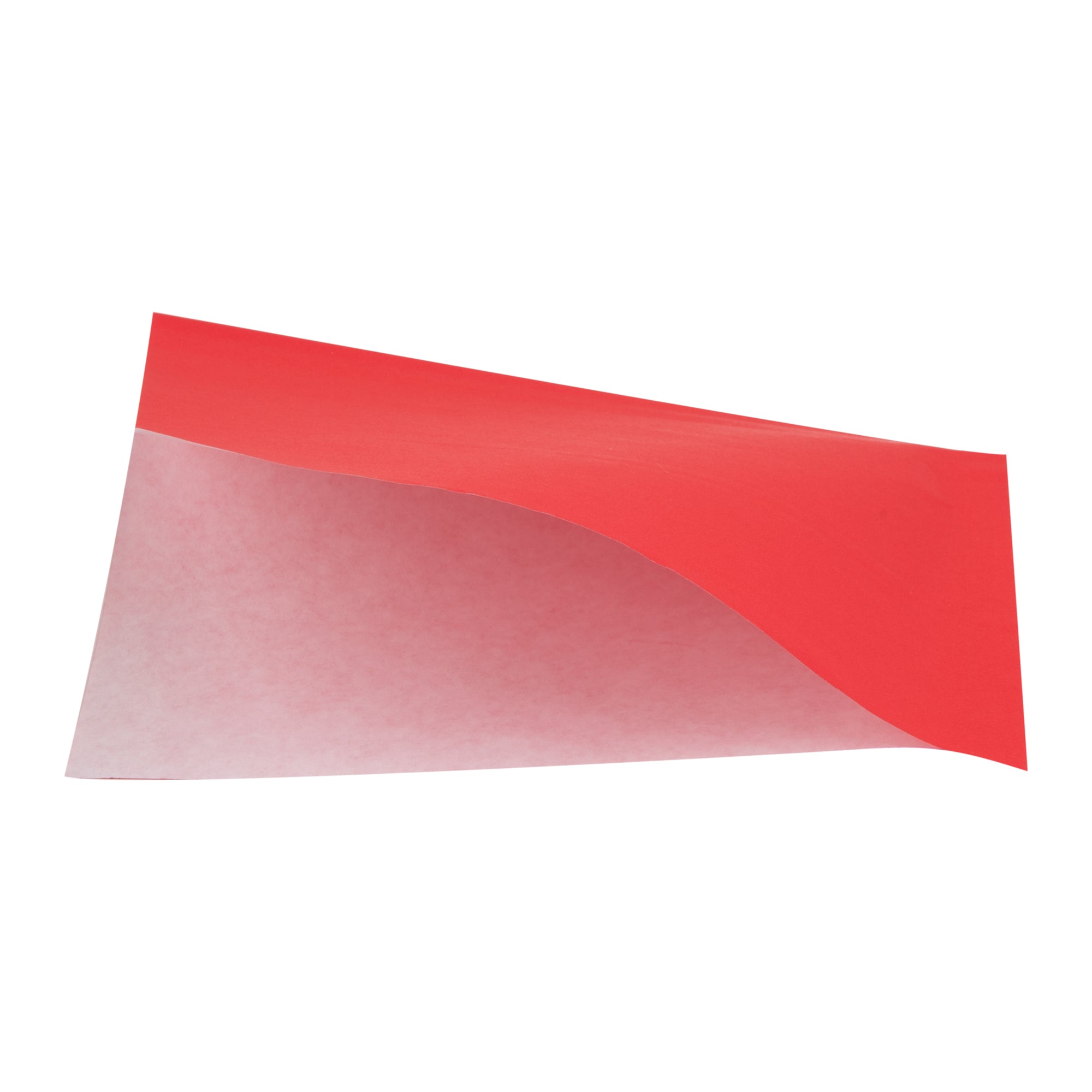Red Greaseproof Paper Bags - Small Double Open Food Bags (6.25