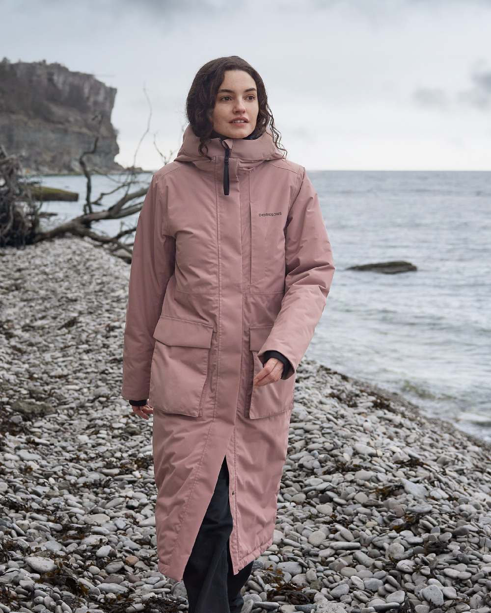 Didriksons Leya Women's Long Parka Coat - Waterproof Winter Jacket for Cold Weather, Outdoor Activities & Daily Commute