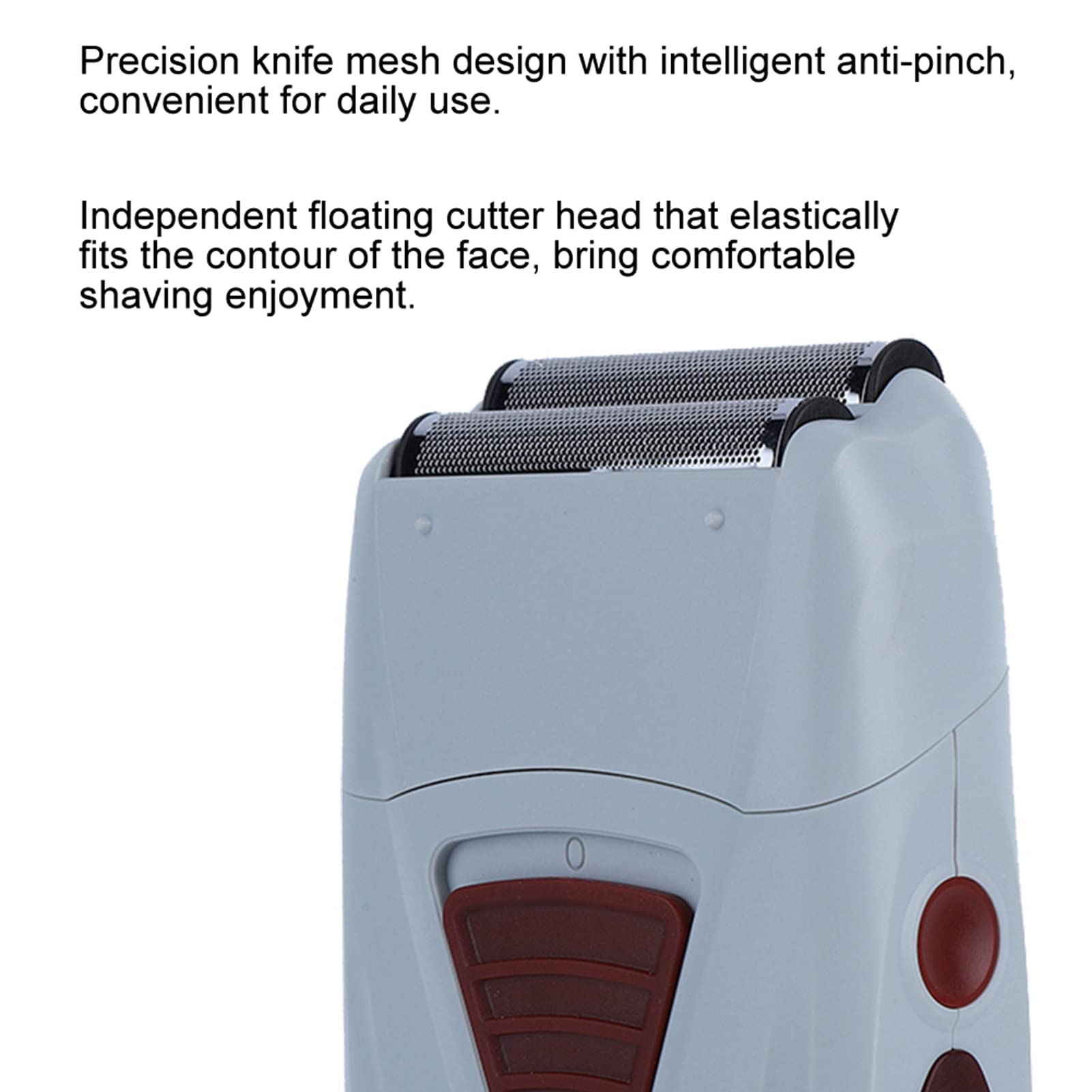 Professional Rechargeable Electric Hair Clipper for Men - Cordless Hair Trimmer with Double Head & Reciprocating Shaver - Perfect for Home Haircuts, Beard Trimming & Grooming (Black)