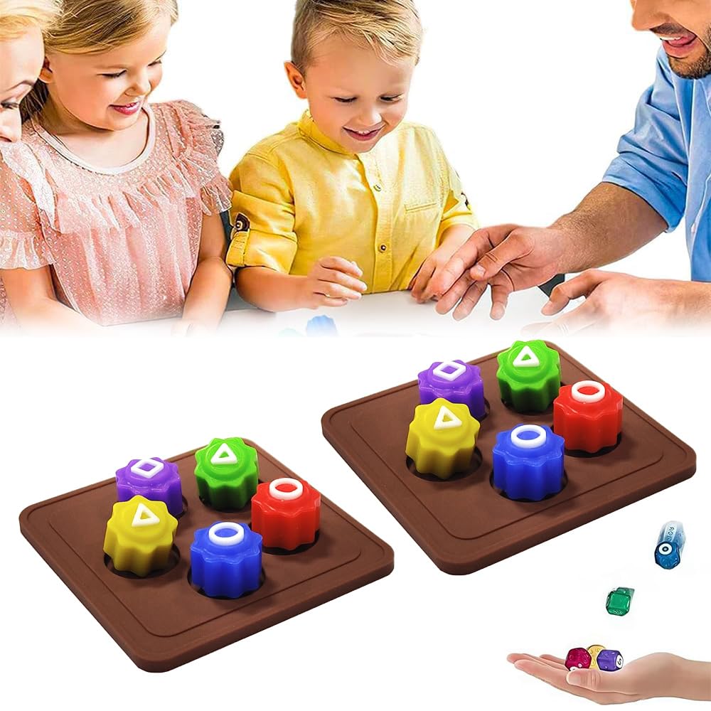 Premium Gonggi Korean Traditional Game Set - 2 Player Classic Korean Jacks with Base - Fun & Educational for Kids & Adults - Perfect for Family Game Night, Cultural Learning & Indoor Activities