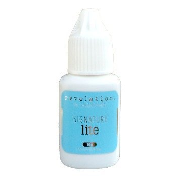 Latex-Free Eyelash Extension Glue - Revelation Signature LITE 10g, Low Fume Formula for Sensitive Eyes | Professional Lash Adhesive for Salon & Home Use, Gentle Hold for Daily Wear
