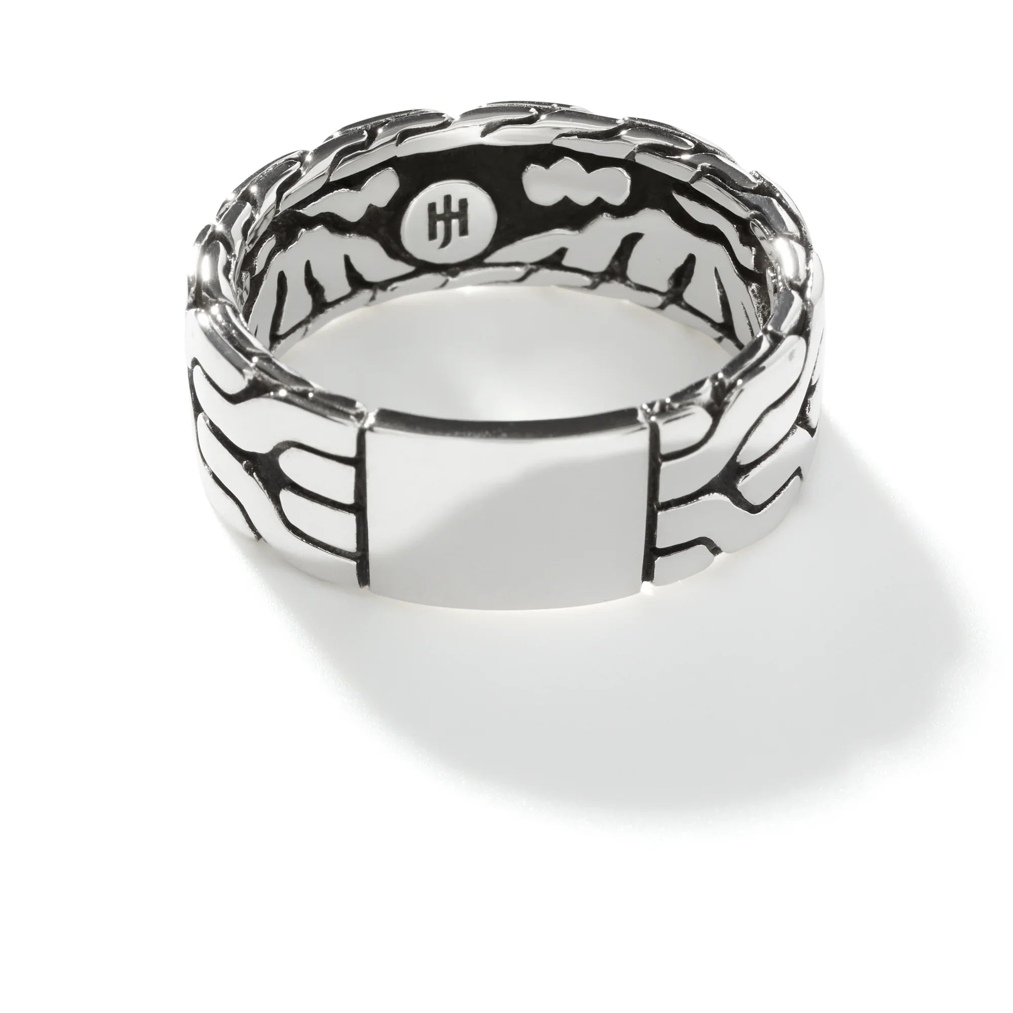 Handmade Carved Chain Band Ring for Women - Elegant Boho Jewelry for Everyday Wear & Special Occasions