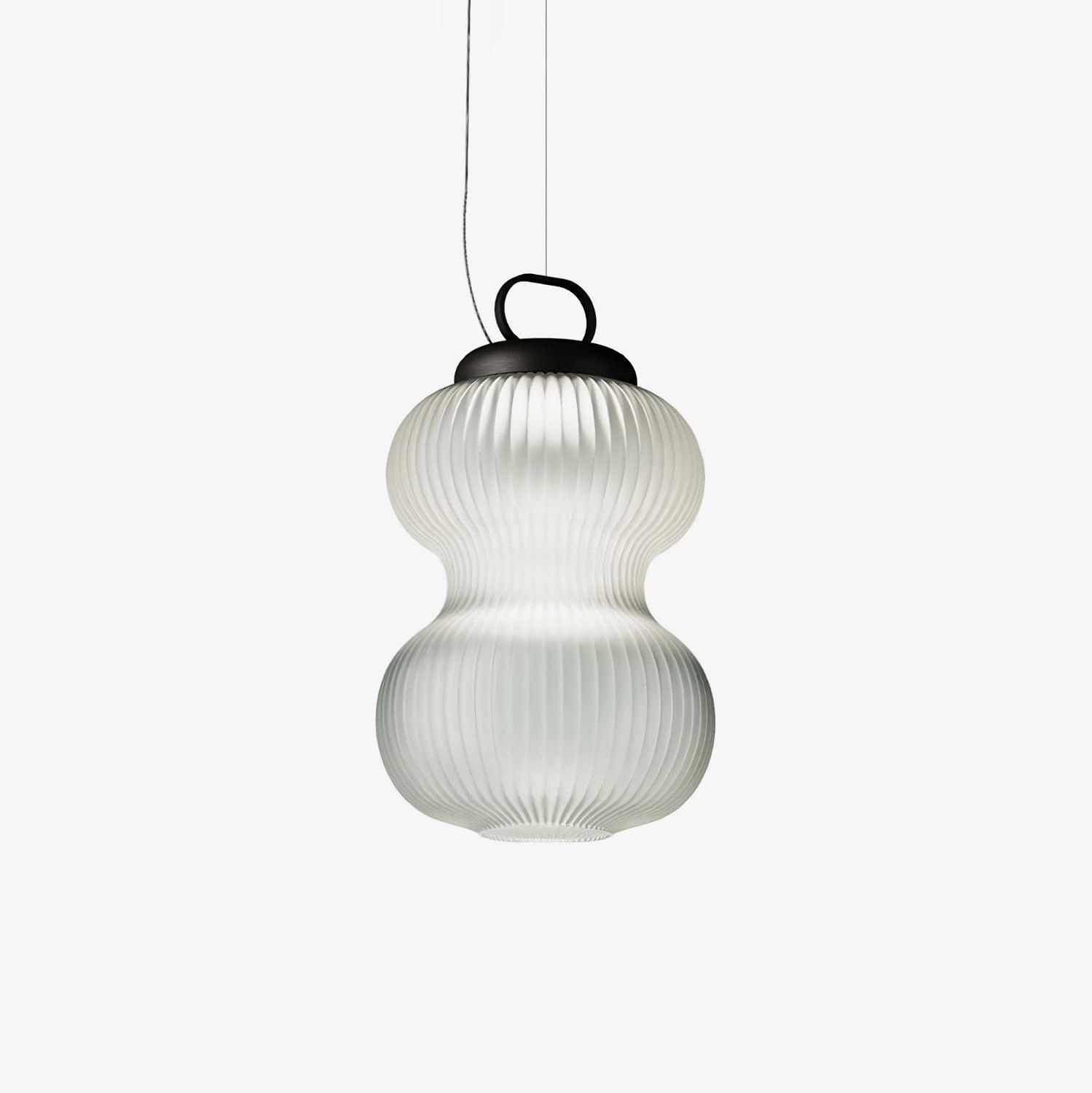 Handmade Artistic Gourd Pendant Light - Natural Boho Home Decor for Living Room, Bedroom, Dining Area - Perfect for Farmhouse, Rustic & Bohemian Interior Design