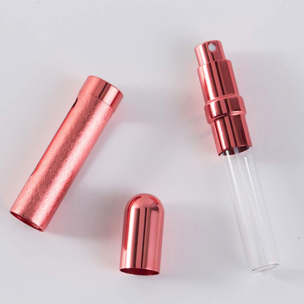 Milisten 6-Pack 12ml Refillable Aluminum Perfume Spray Bottles - Portable Travel Perfume Atomizer for Purse, Gym & Office | Leak-Proof Mini Perfume Dispenser