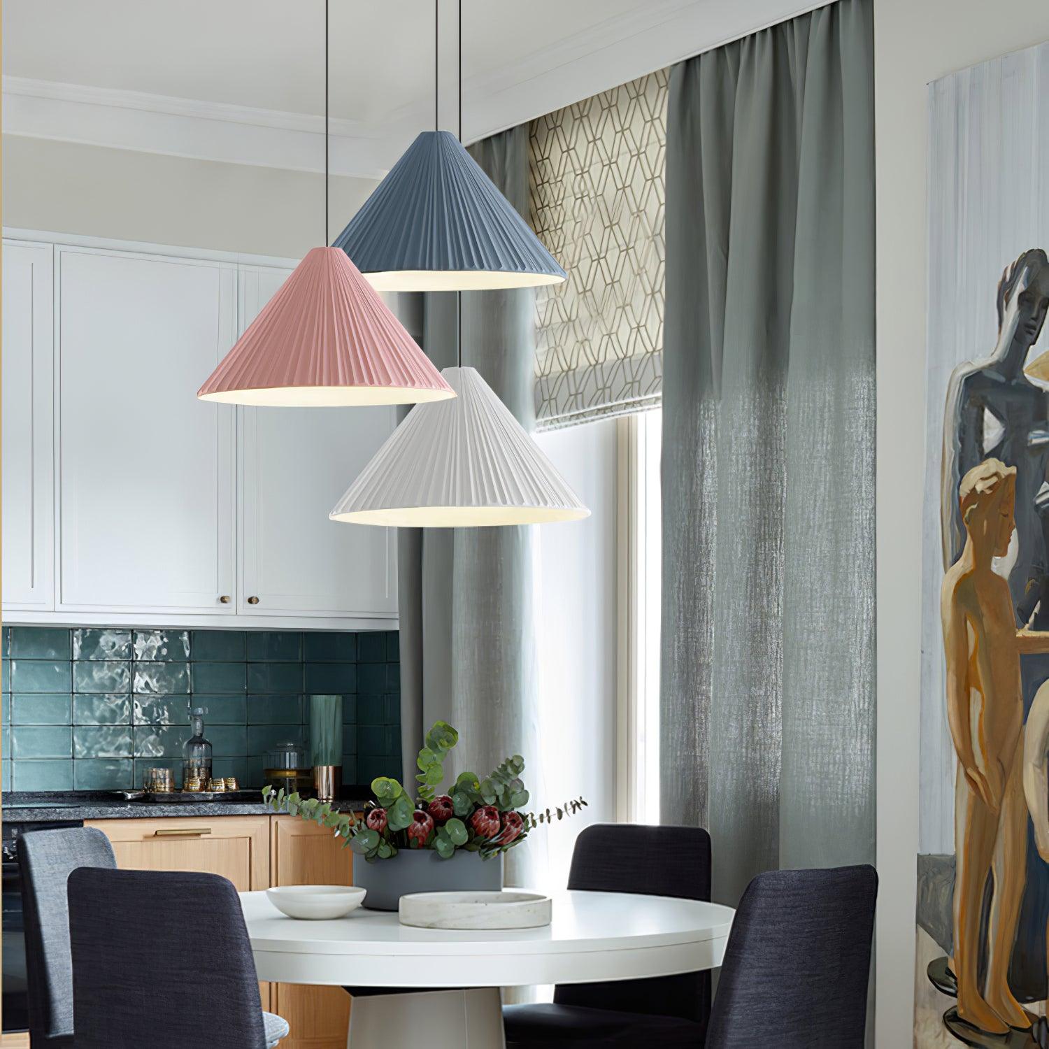 Handmade Resin Pendant Lamp with Hat Design - Boho Chic Ceiling Light for Living Room, Bedroom & Dining Room Decor