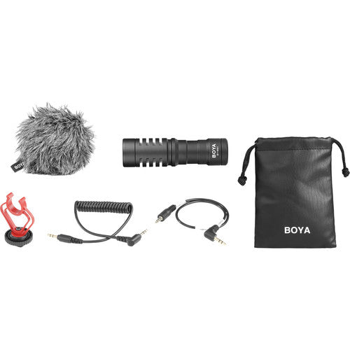 BOYA BY-MM1 Mini Cardioid Condenser Microphone for Podcasting, Streaming & Recording - Professional Studio Mic with Clear Sound for YouTube, Gaming & Voice Overs
