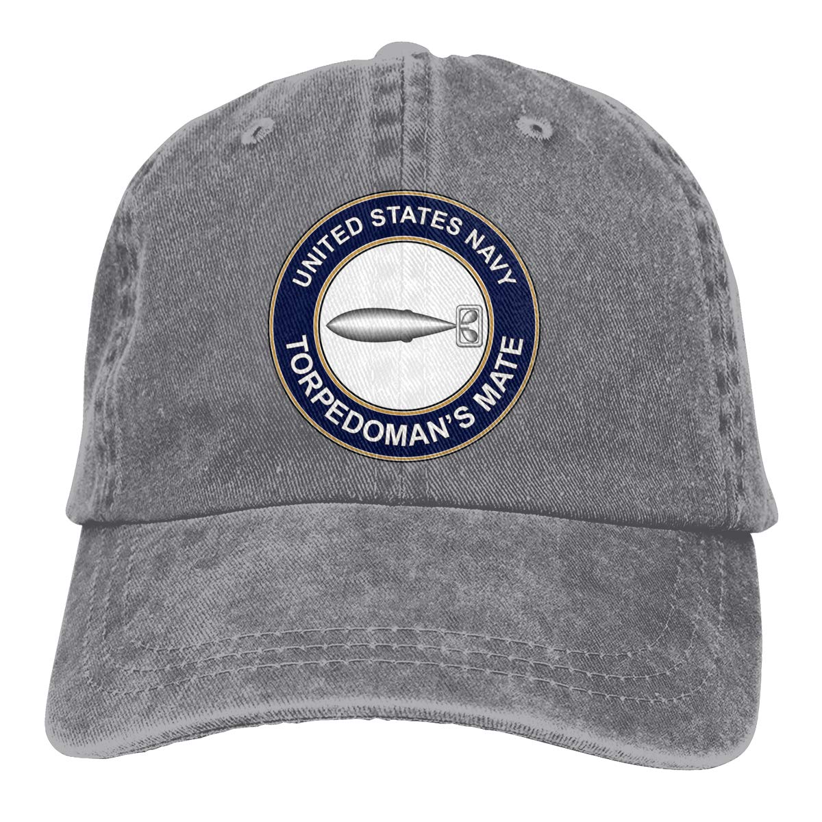 US Navy Torpedoman's Mate TM Unisex Adjustable Denim Cowboy Hat - Vintage Baseball Cap for Men & Women - Perfect for Outdoor Activities, Casual Wear & Military Enthusiasts