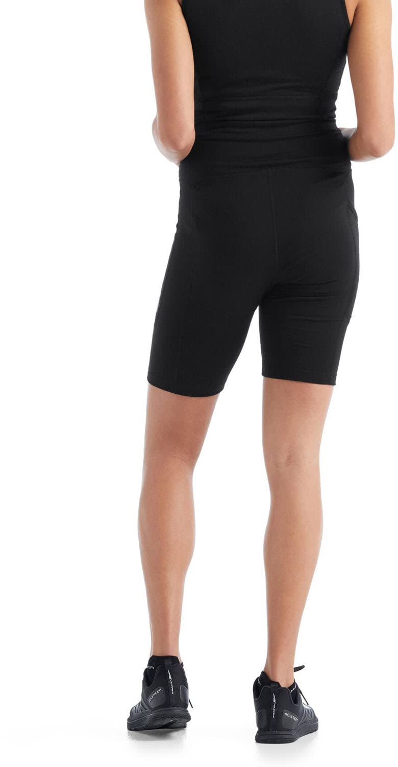 Icebreaker Merino Women's Fastray High Rise Shorts - Breathable & Odor-Resistant Hiking Shorts for Outdoor Adventures & Travel