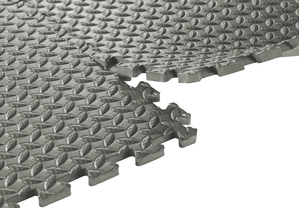 Sivan EVA Foam Interlocking Puzzle Exercise Mat - Non-Slip Floor Tiles for Home Gym, Yoga, Kids Playroom & Workout Areas - 24