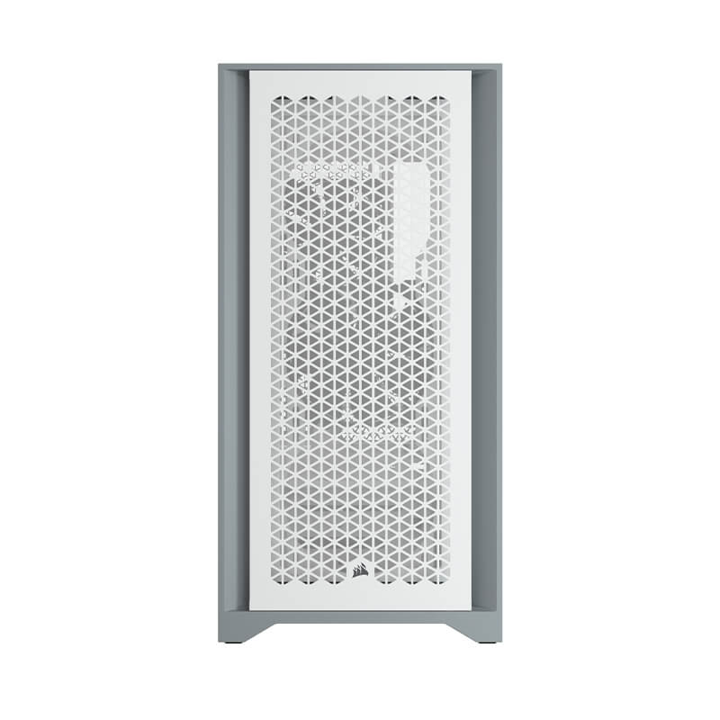 Corsair 4000D Airflow Tempered Glass Mid Tower ATX PC Case - White | High Airflow Design, Cable Management | Perfect for Gaming & Workstation Builds
