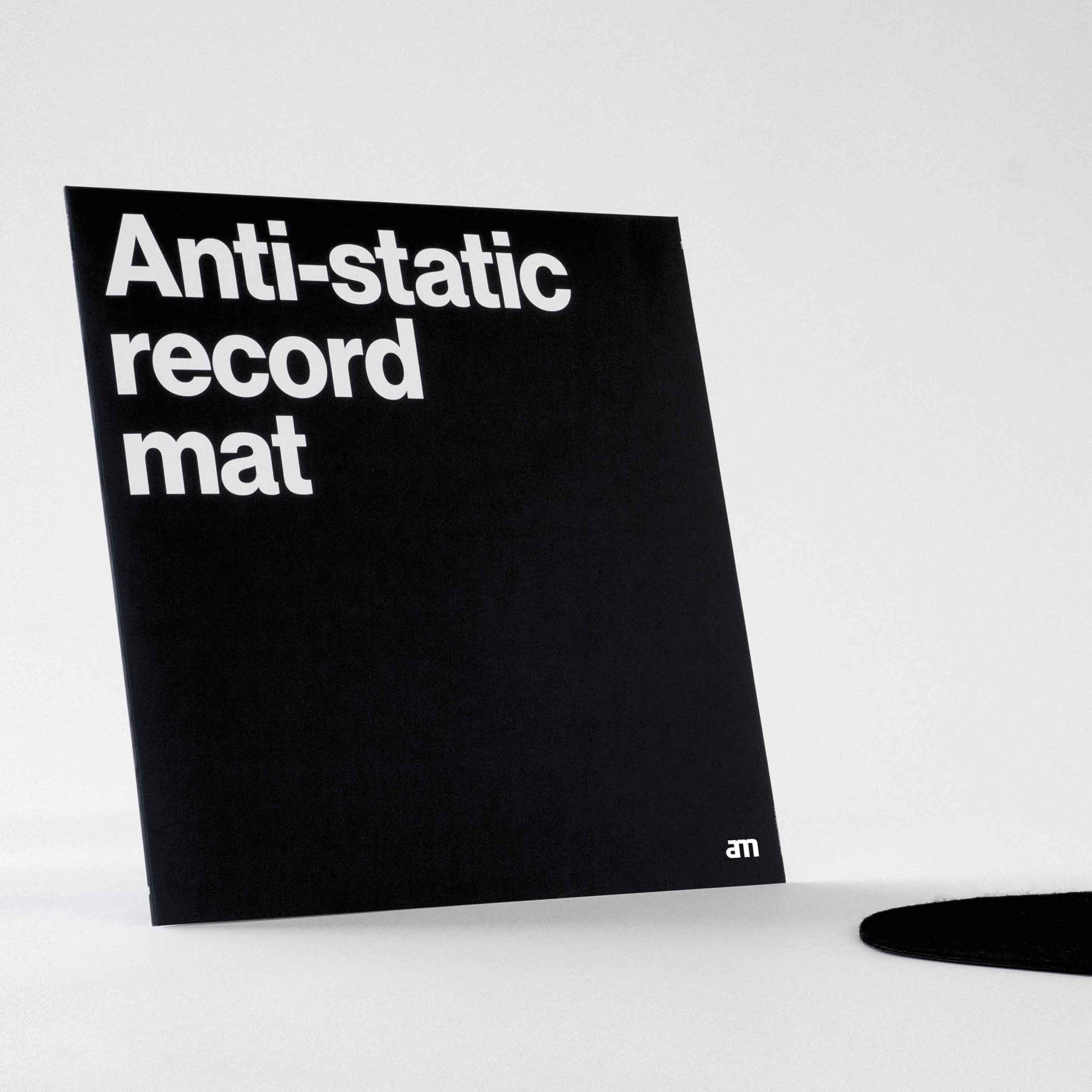Premium Anti-Static Carbon Fiber Turntable Mat - 12.2 Inch (310mm) Vinyl Record Protector for DJs & Audiophiles | Reduce Static Noise & Enhance Sound Quality for LP Players & Hi-Fi Systems