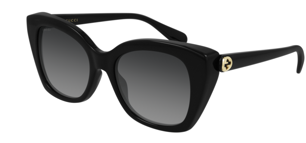 Gucci GG 0921S 001 Black/Gray Gradient Butterfly Sunglasses for Women - Luxury Designer Shades for Fashion, Beach & Outdoor Activities