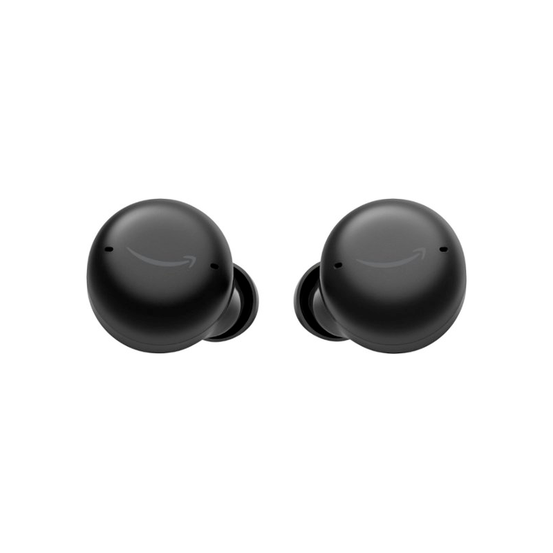 Amazon Echo Buds (2nd Gen) - Wireless Bluetooth Earbuds with Active Noise Cancellation, Black - Perfect for Workouts, Commuting & Travel
