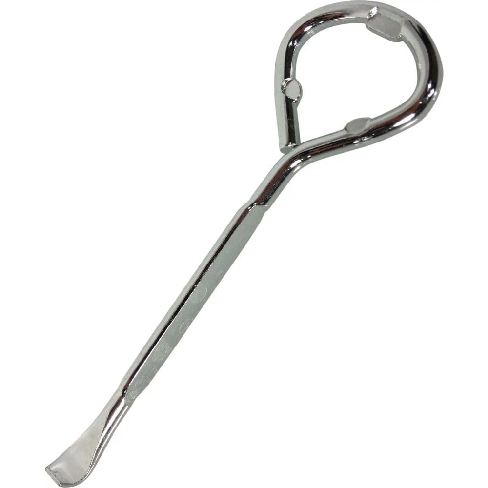 Hyde 46455 Silver Paint Can Bottle Opener - Heavy Duty Metal Bottle Cap Remover for Beer, Soda & Home Brewing - Perfect for DIY Projects, Home Improvement & Garage Use