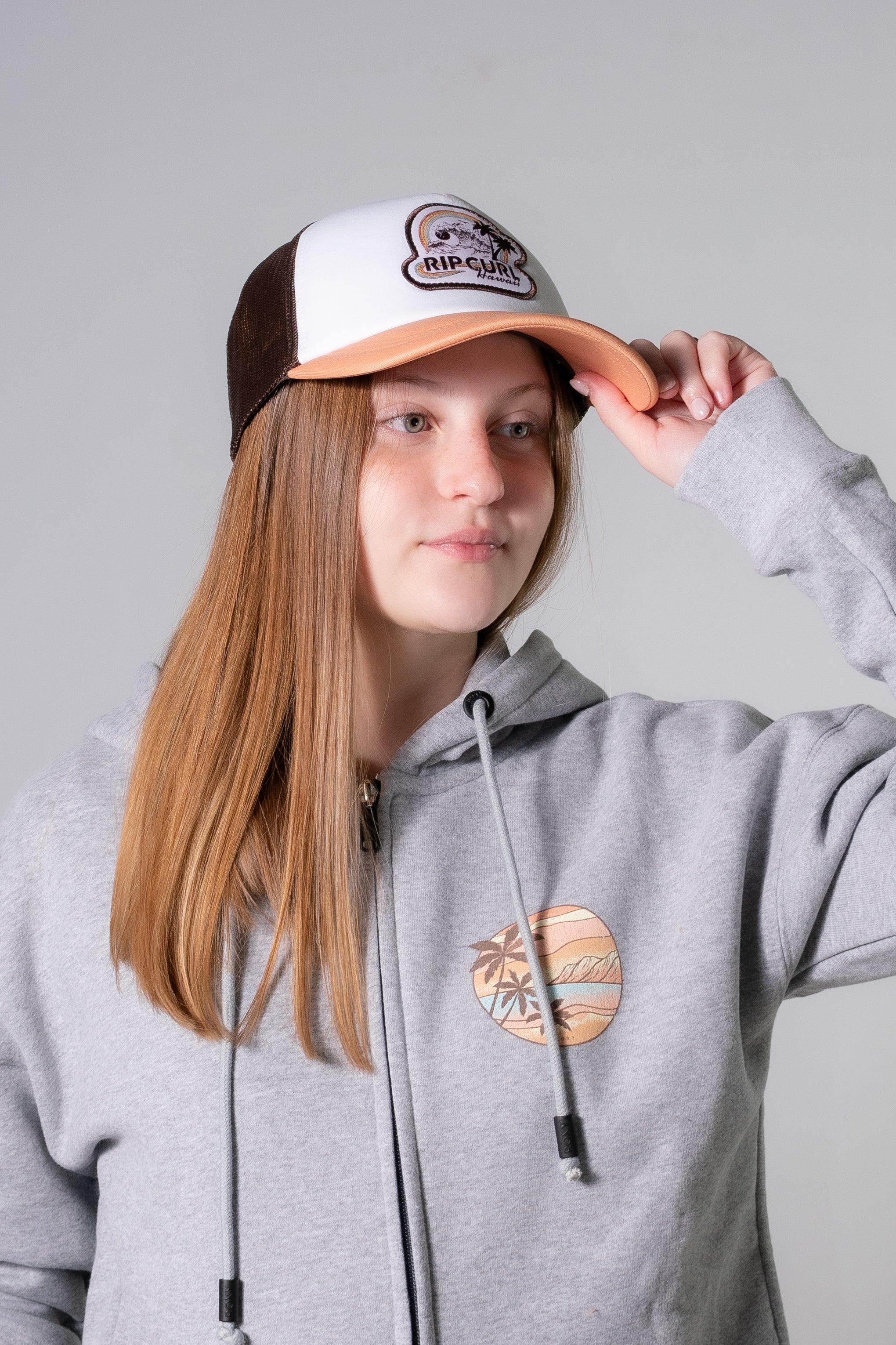 Rip Curl Women's TRK Rains Waves Snapback Hat (K1) - Stylish & Water-Resistant for Surfing, Beach & Outdoor Activities