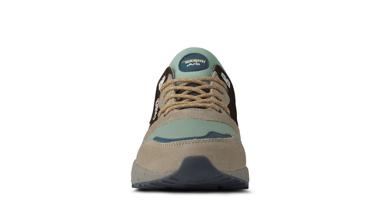 ARIA 95 Running Shoes - Slate Green & Cappuccino Color | Lightweight Comfort for Jogging, Gym Workouts & Daily Wear