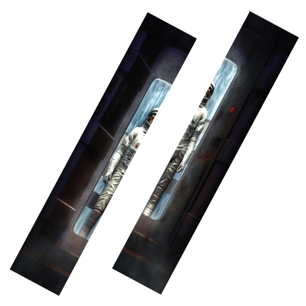 MAGICLULU 3D Sci-Fi Style Self-Adhesive Door Mural Sticker - Waterproof Wall Decal for Living Room, Bedroom & Office Decor - Transform Your Space with Futuristic Design