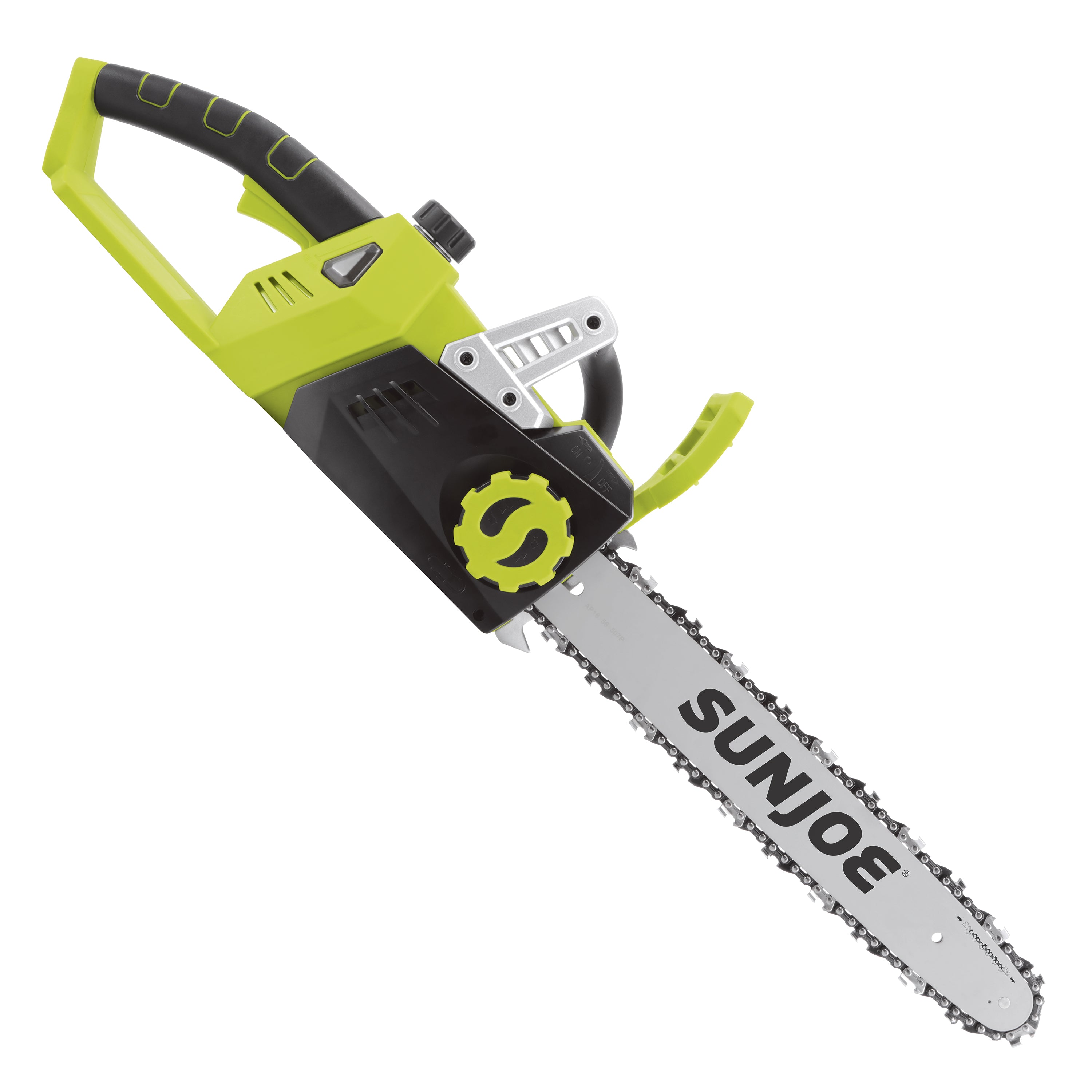 Sun Joe 24V X2 CS16 MAX 48 Volt Cordless Chain Saw Kit - 16 Inch Bar | Includes Replacement Chain, 2 x 2.0 Ah Batteries & Charger | Perfect for Tree Trimming, Firewood Cutting & Outdoor Landscaping