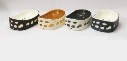Beige, Brown, White, Grey - Pack of 4
