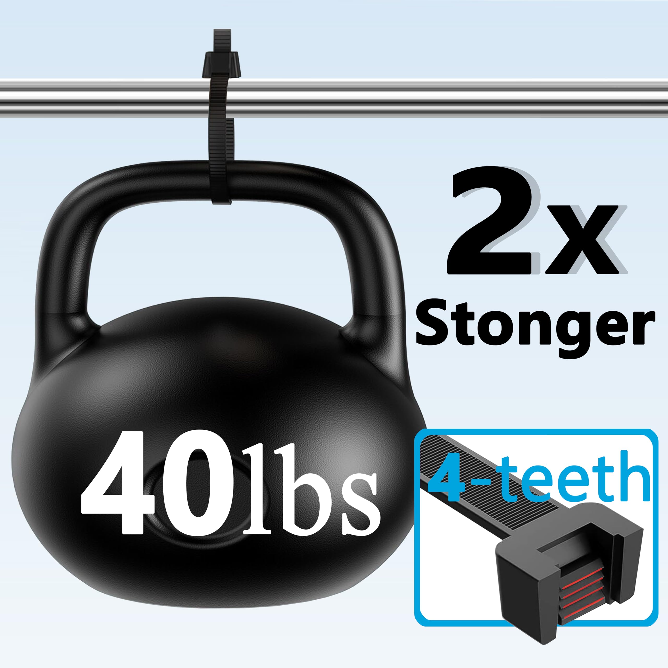 Heavy Duty 12 Inch Zip Ties 200 Pack Black & White - 50lb Strength Cable Ties for Outdoor Use, Wire Management, Bundling, and DIY Projects - Plastic Tie Wraps for Home, Office, and Industrial Organization