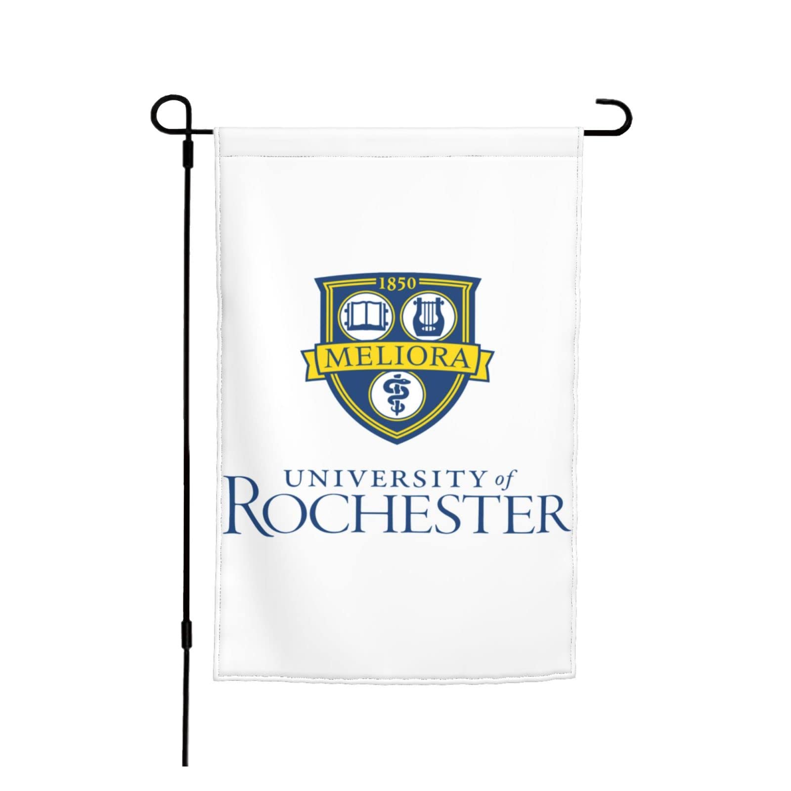 University of Rochester Double-Sided Garden Flag - Indoor Outdoor Decorative Bunting for Home, Yard, and Campus - Perfect for Alumni Gifts, Game Day, and School Spirit Decor