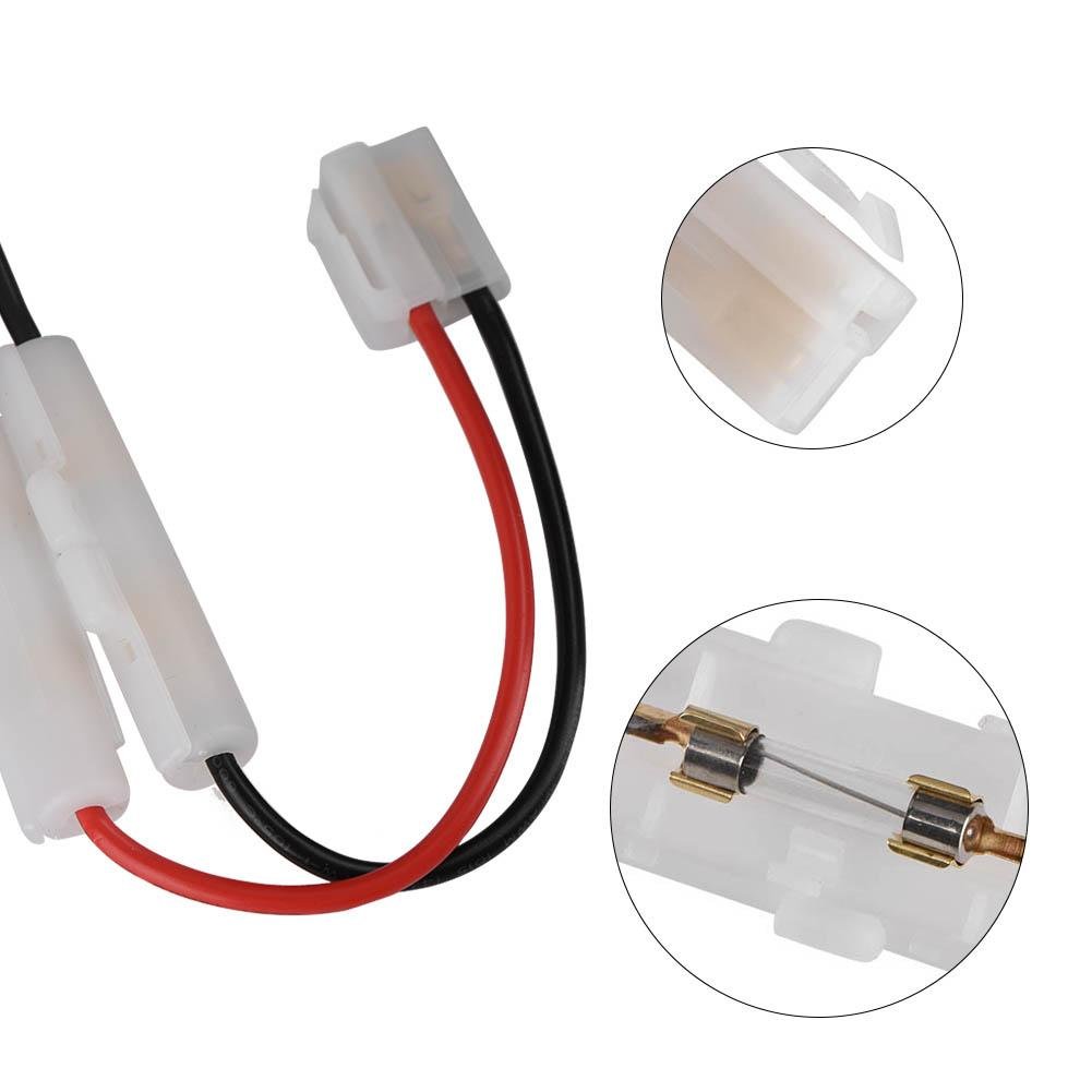 Bewinner T-Shaped Car Mobile Radio Power Cable - Cigarette Lighter Adapter for FT-7900/7800/8800/8900/1907 Radio Installations - Universal Automotive Power Supply Cord for Truck, SUV, Jeep - Perfect for Road Trips & Emergency Power Needs