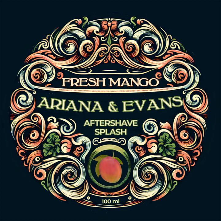 Ariana & Evans Fresh Mango Aftershave Splash for Men - Soothing Post-Shave Balm with Natural Ingredients - Perfect for Daily Grooming & Sensitive Skin Care