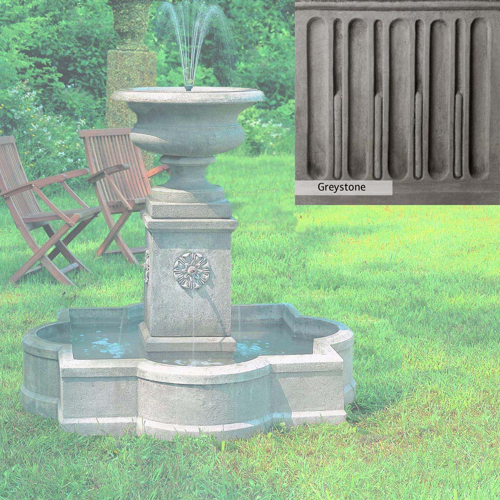 Campania International Palazzo Urn Fountain - Classic Outdoor Garden Water Fountain for Patio, Yard & Landscape Decor | Perfect for Mediterranean & Italian Style Gardens