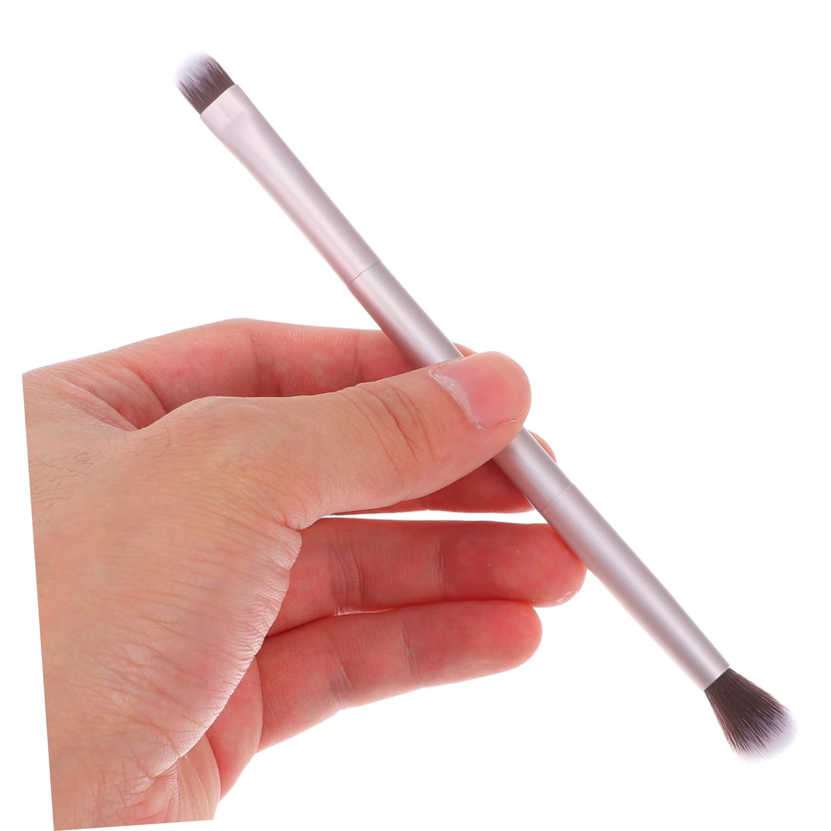 Beavorty Double Ended Eyeshadow Brush - Dual Sided Makeup Brush for Eyeshadow & Eyeliner - Professional Cosmetic Brush Set for Perfect Eye Makeup Application - Ideal for Daily Use, Travel & Professional Makeup Artists