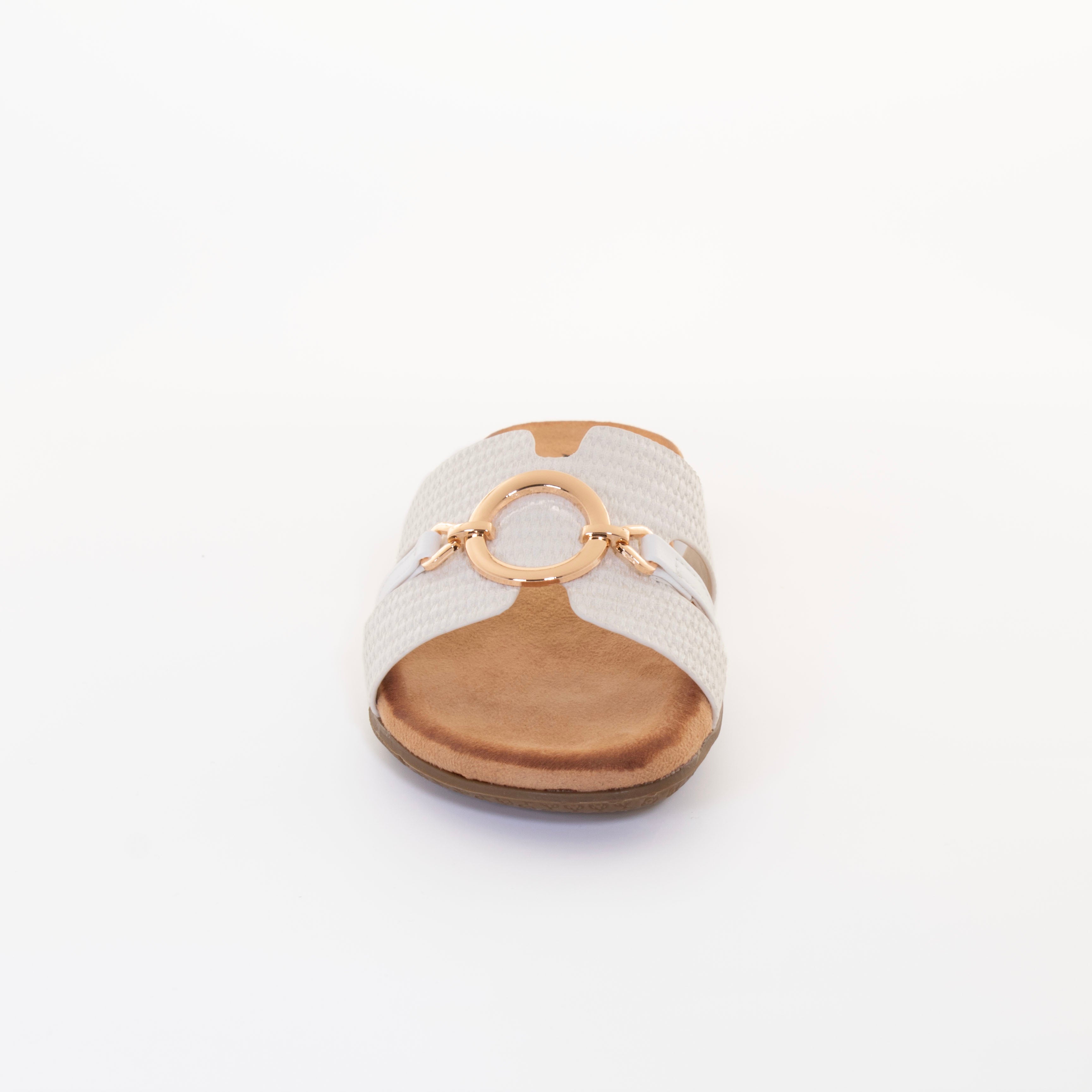 Women's Vivian Slide Sandals - Comfortable Summer Casual Sandals for Women, Beach Slides with Cushioned Footbed - Perfect for Poolside, Vacation, and Everyday Wear