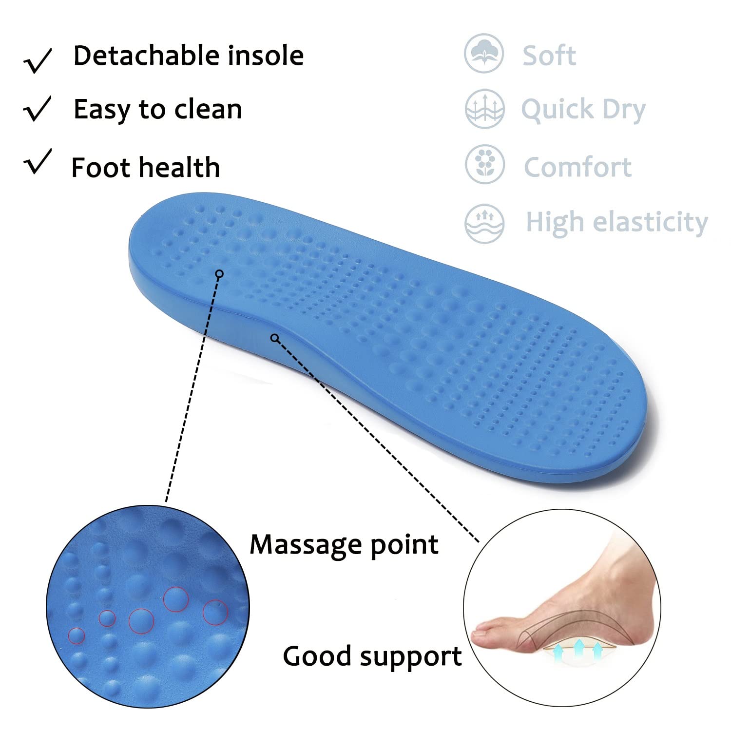 **ChayChax Arch Support Clogs for Men & Women - Slip-On Garden Shoes with Removable Cushion Footbed - Comfortable Outdoor Beach Slippers for Walking, Gardening & Travel**