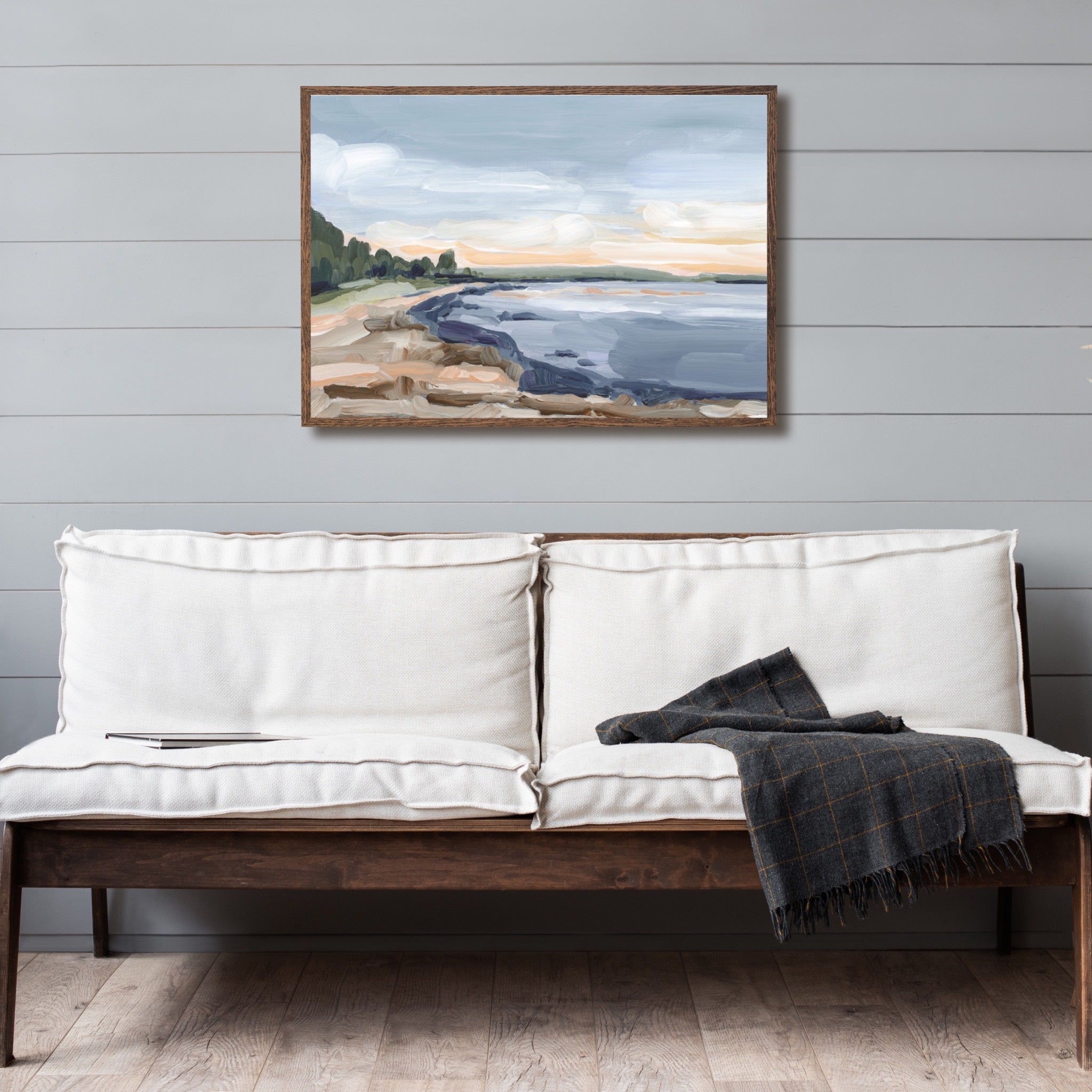 Beautiful Marsh Landscape Art Print - Nature Wall Decor for Living Room, Bedroom & Office - Handmade Canvas Painting