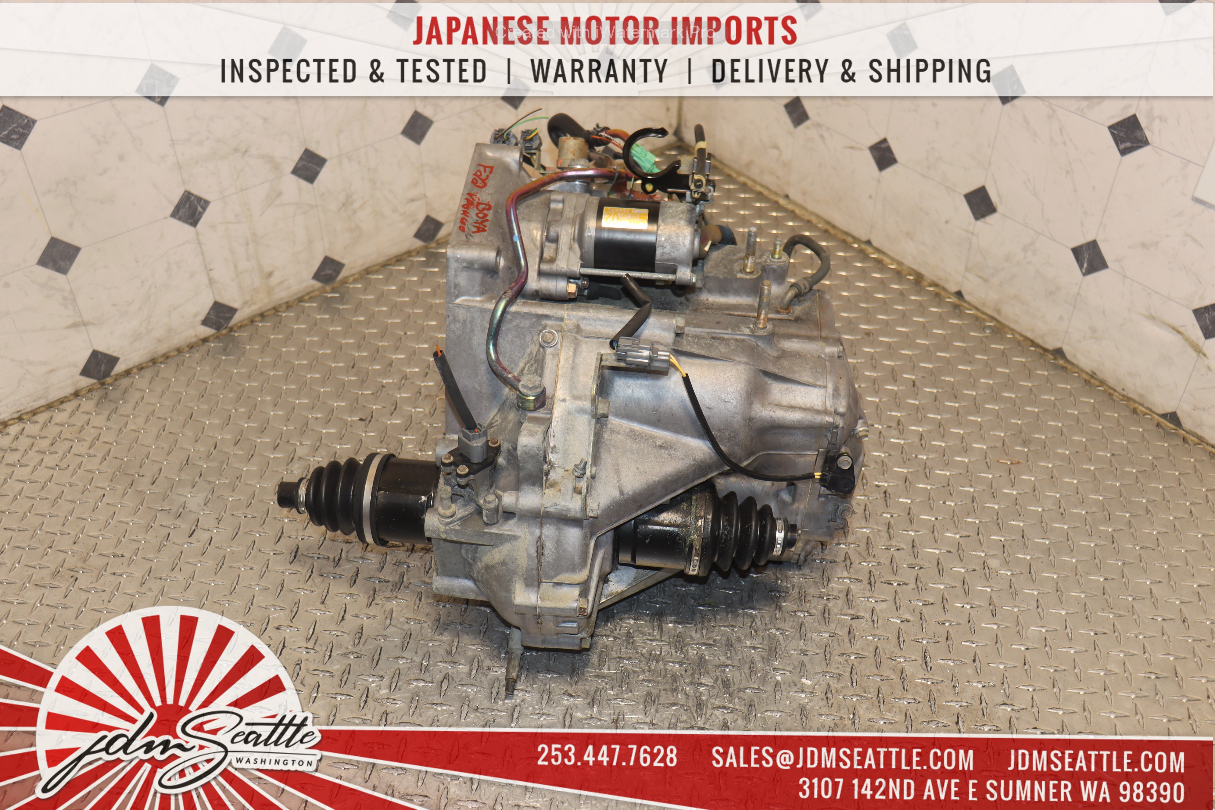 1994-1997 Honda Accord 2.2L SOHC Non-VTEC Automatic Transmission JDM F22B Engine - Perfect Replacement for Accord LX, EX Models | Great for Engine Swaps & Performance Upgrades