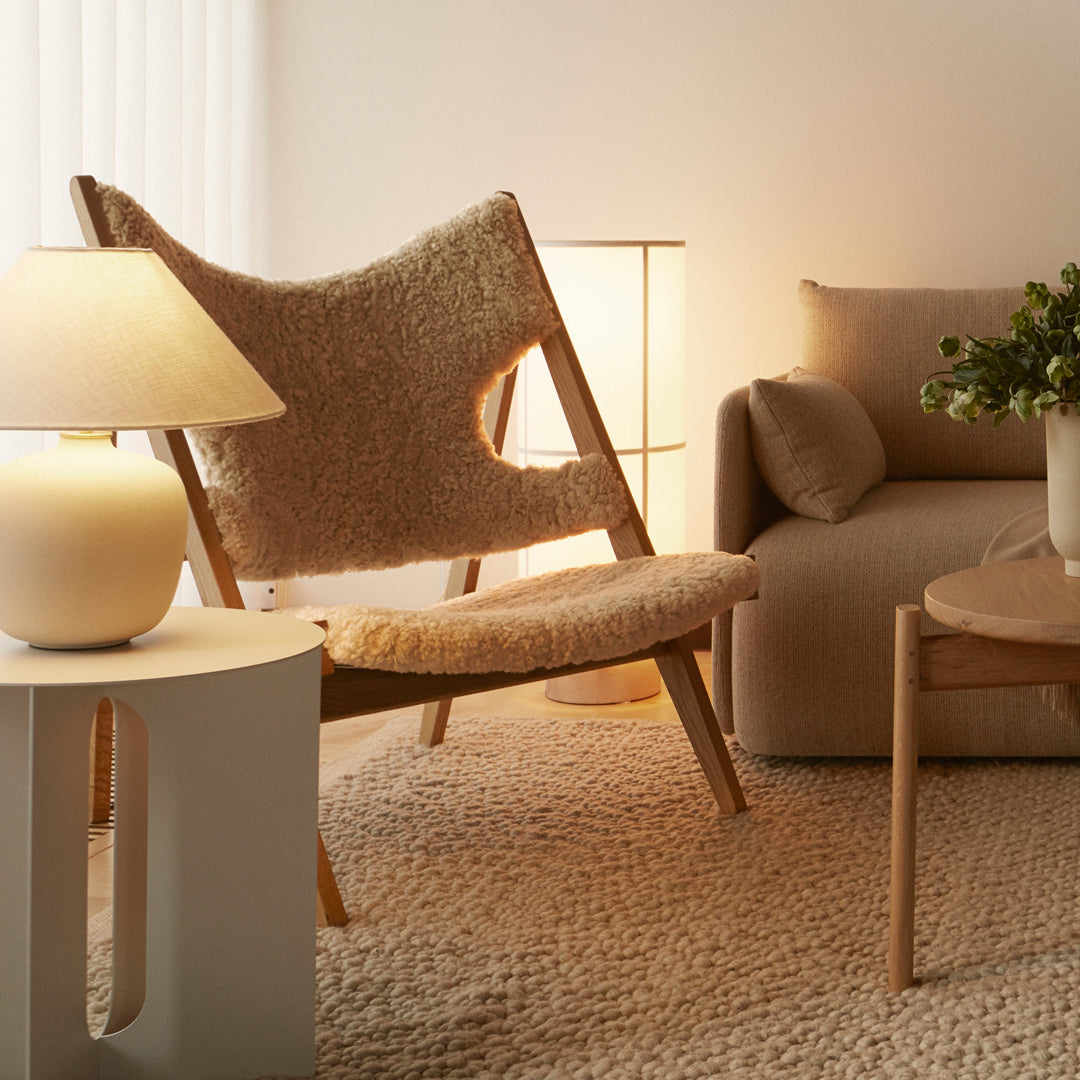 Hashira Floor Lamp - Modern LED Standing Light for Living Room, Bedroom & Office - Adjustable Brightness & Warm White Light - Perfect for Reading, Relaxing & Decor