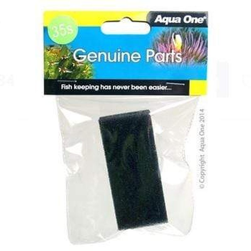 Aqua One Sponge Filter 1 Pack (35s) - Mini 301F 25035s for Aquariums, Fish Tanks & Aquatic Pets - Perfect for Small Tanks & Nano Aquariums