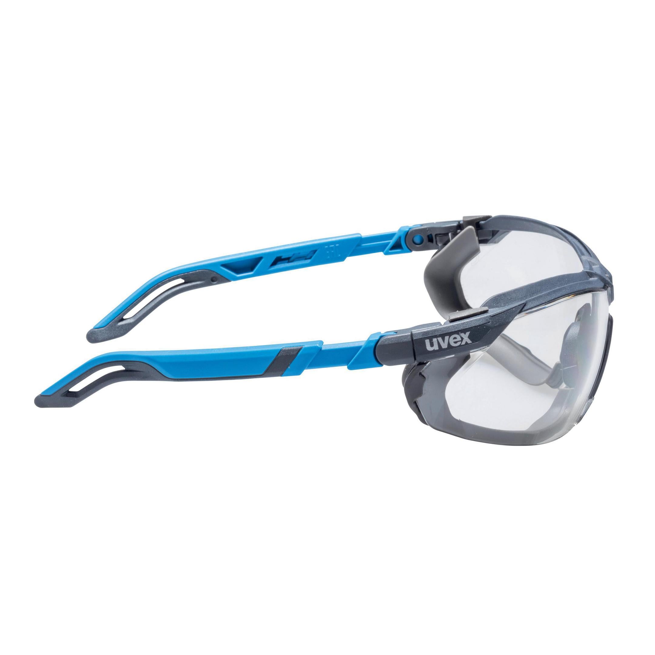 UVEX I 5 Safety Glasses - Anti Fog, Scratch Resistant & Chemical Resistant Protective Eyewear for Construction, Lab Work & Industrial Safety