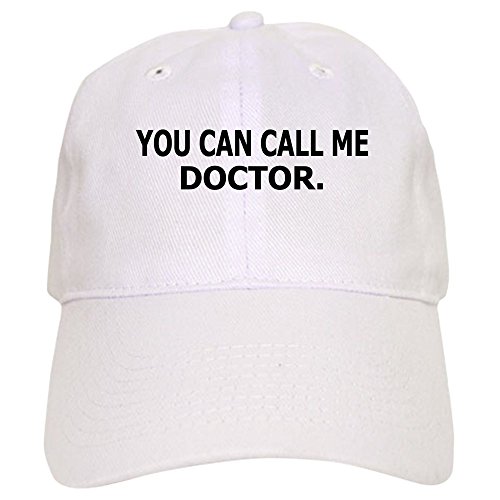 White - Call Me Doctor Cap