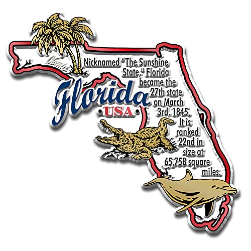 51-Piece Collectible U.S. State Magnet Set by Classic Magnets - Made in USA, Educational Souvenirs for Refrigerators, Whiteboards & Travel Memories