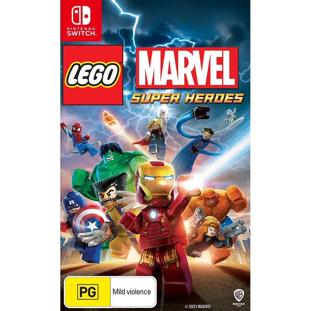 LEGO Marvel Super Heroes - Nintendo Switch Game | Action-Adventure Video Game for Kids & Adults | Perfect for Family Game Night & Superhero Fans