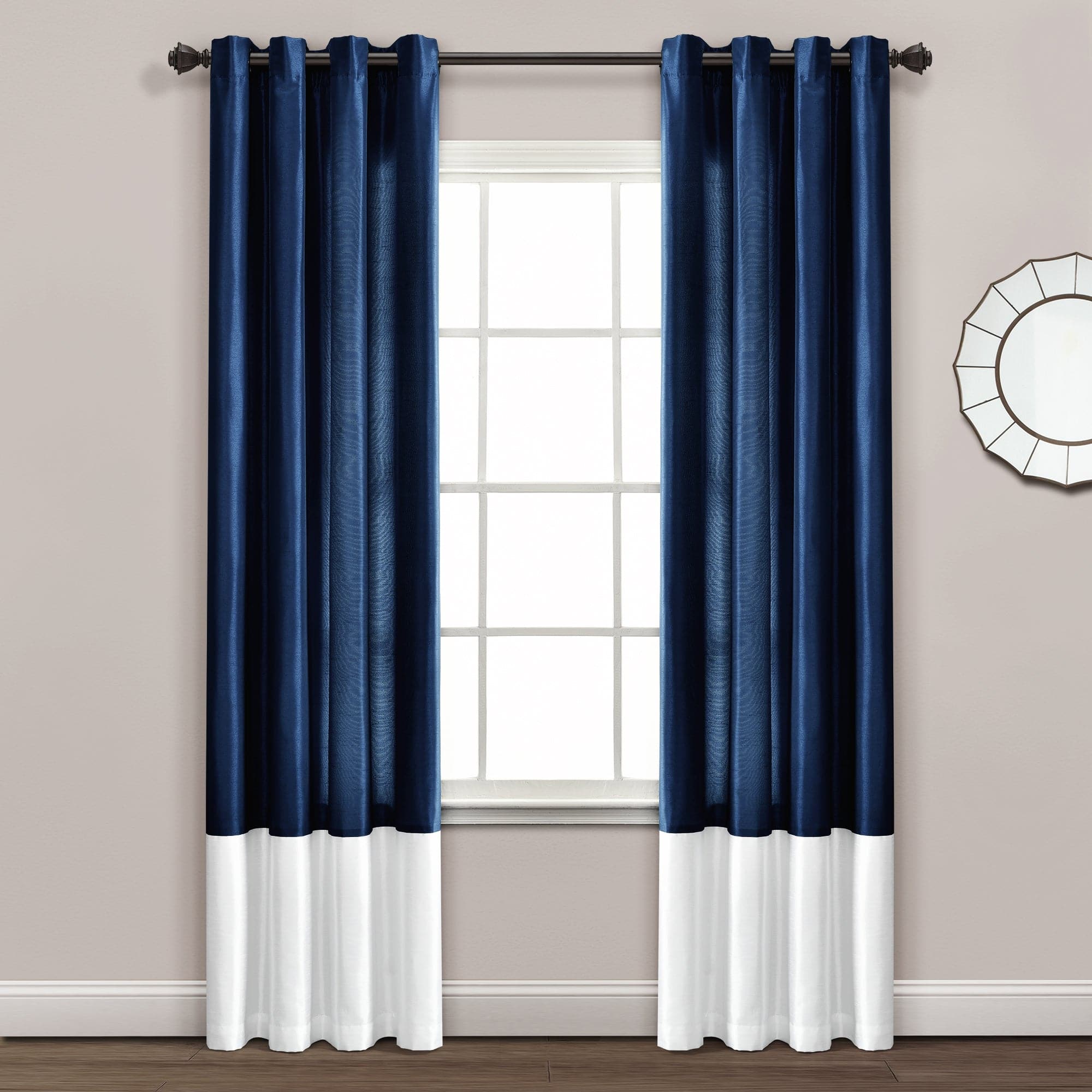Prima Grommet Window Curtain Panel Set - Blackout Curtains for Living Room & Bedroom - Noise Reducing Thermal Insulated Drapes for Home Decor (Set of 2 Panels, 52x84 Inches) - Perfect for Privacy, Light Control & Energy Savings