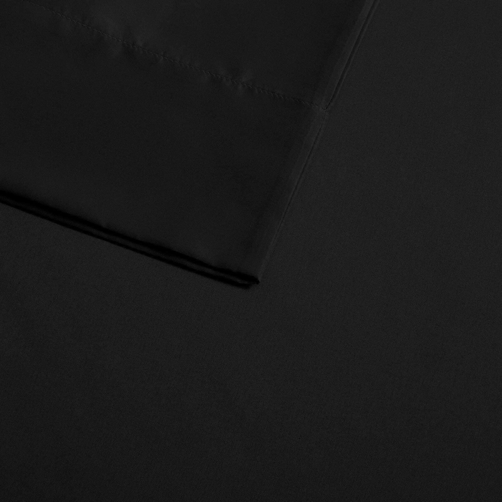 4 Piece 3 Line Ruffled Bed Sheet Set - 100% Egyptian Cotton 1000 Thread Count Queen Size (1 Fitted Sheet, 1 Flat Sheet, 2 Pillowcases) with 24