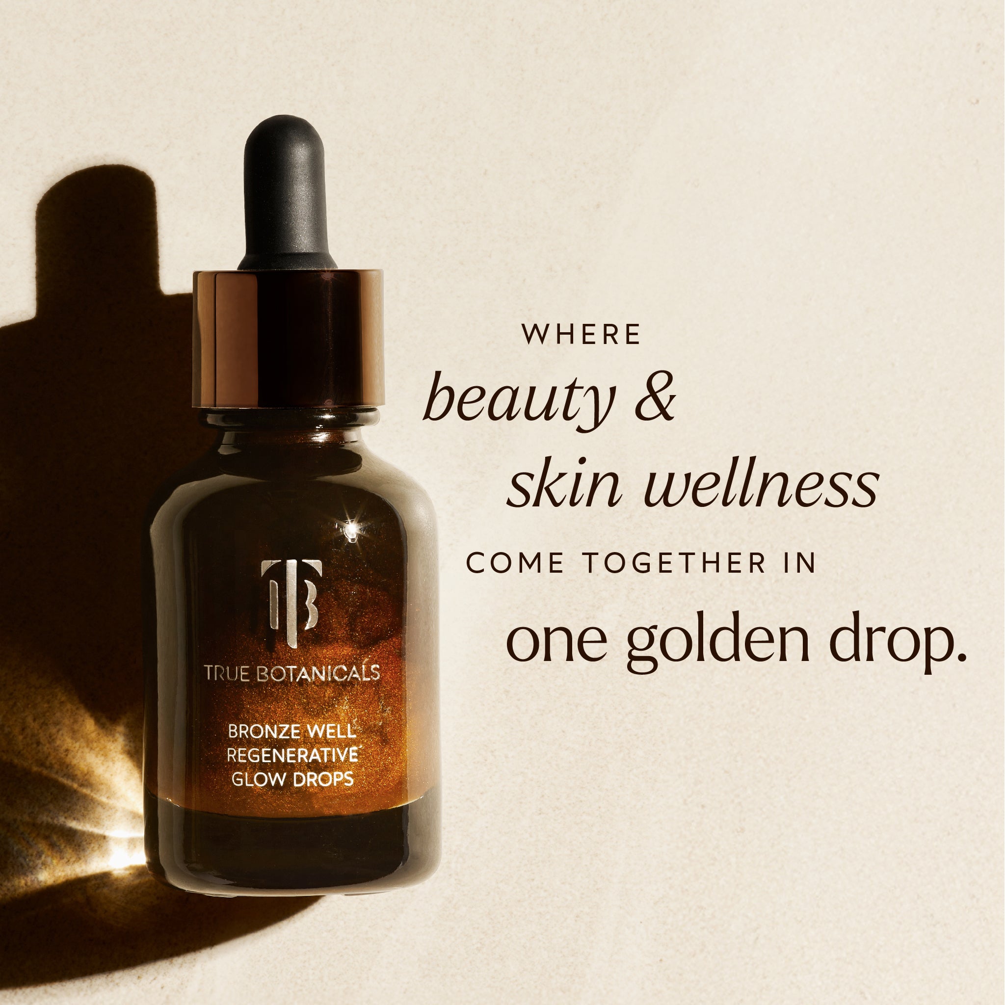 Bronze Well Regenerative Glow Drops - Hydrating Face Serum for Radiant Skin | Perfect for Daily Skincare Routine & Nighttime Moisturizing