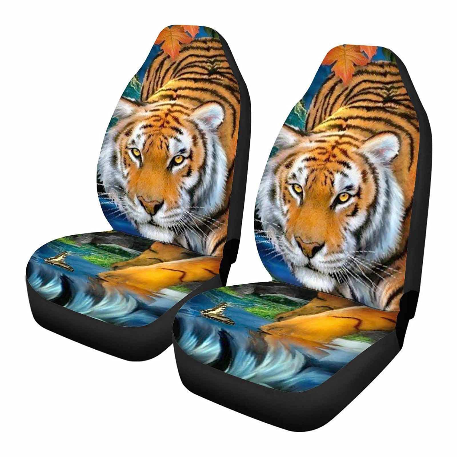 Premium Car Seat Covers Set - Universal Fit, Comfortable & Easy Installation (2-Piece, Mixed Colors) | Car Interior Protection for Sedans, SUVs & Trucks | Perfect for Daily Commute, Road Trips & Family Travel