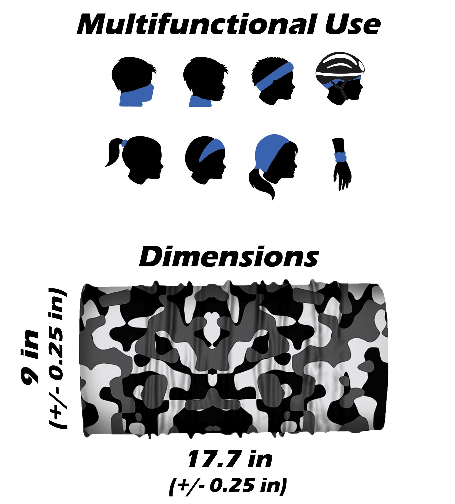 Kids Camo Gaiter - UV Protection Face Mask for Outdoor Sports & Hiking
